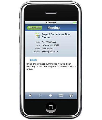 IBM Lotus iNotes Ultralite for the Apple iPhone 